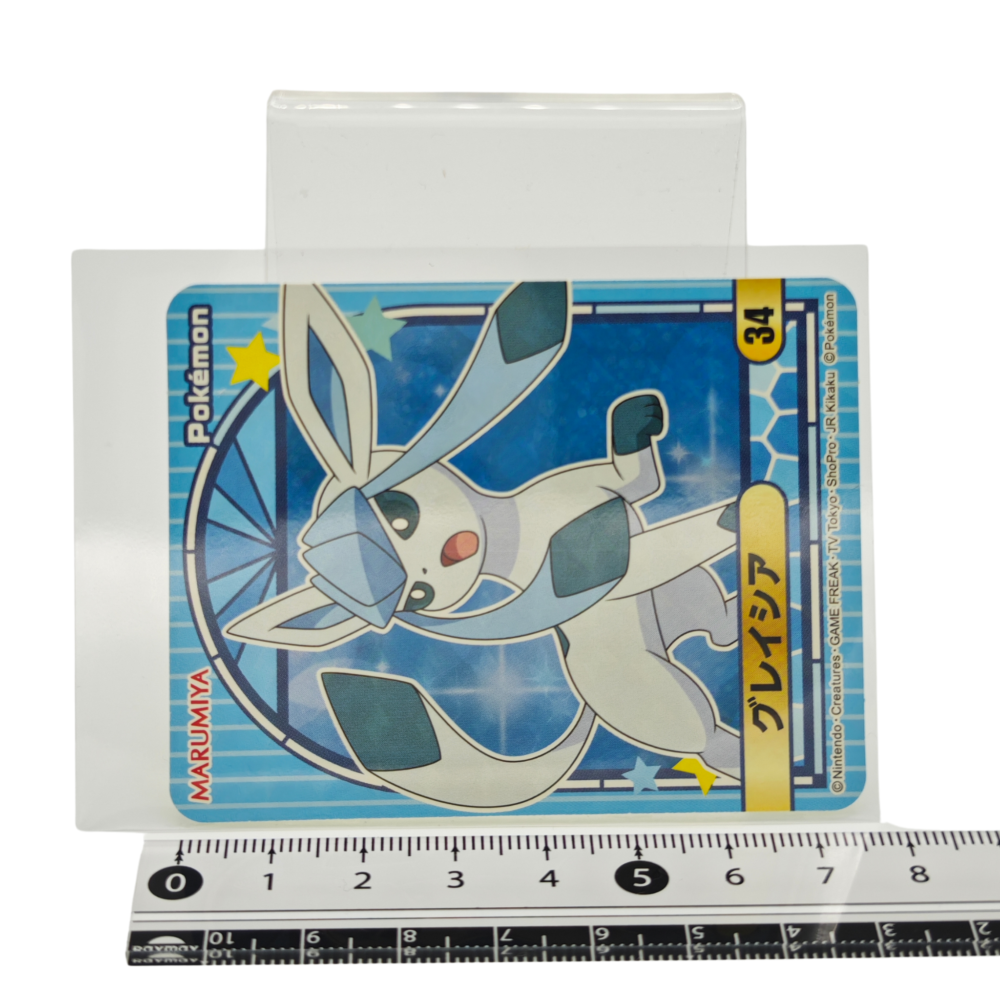 Glaceon - 2023 Holographic Sticker – Marumiya Scarlet & Violet Series #34 – Japan Exclusive Collectible