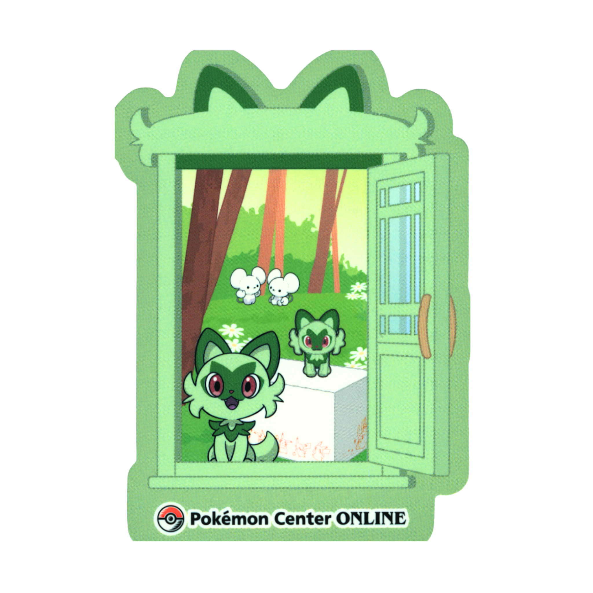 Sprigatito & Tandemaus - 2023 Collectible Sticker – Normal – Japan Exclusive