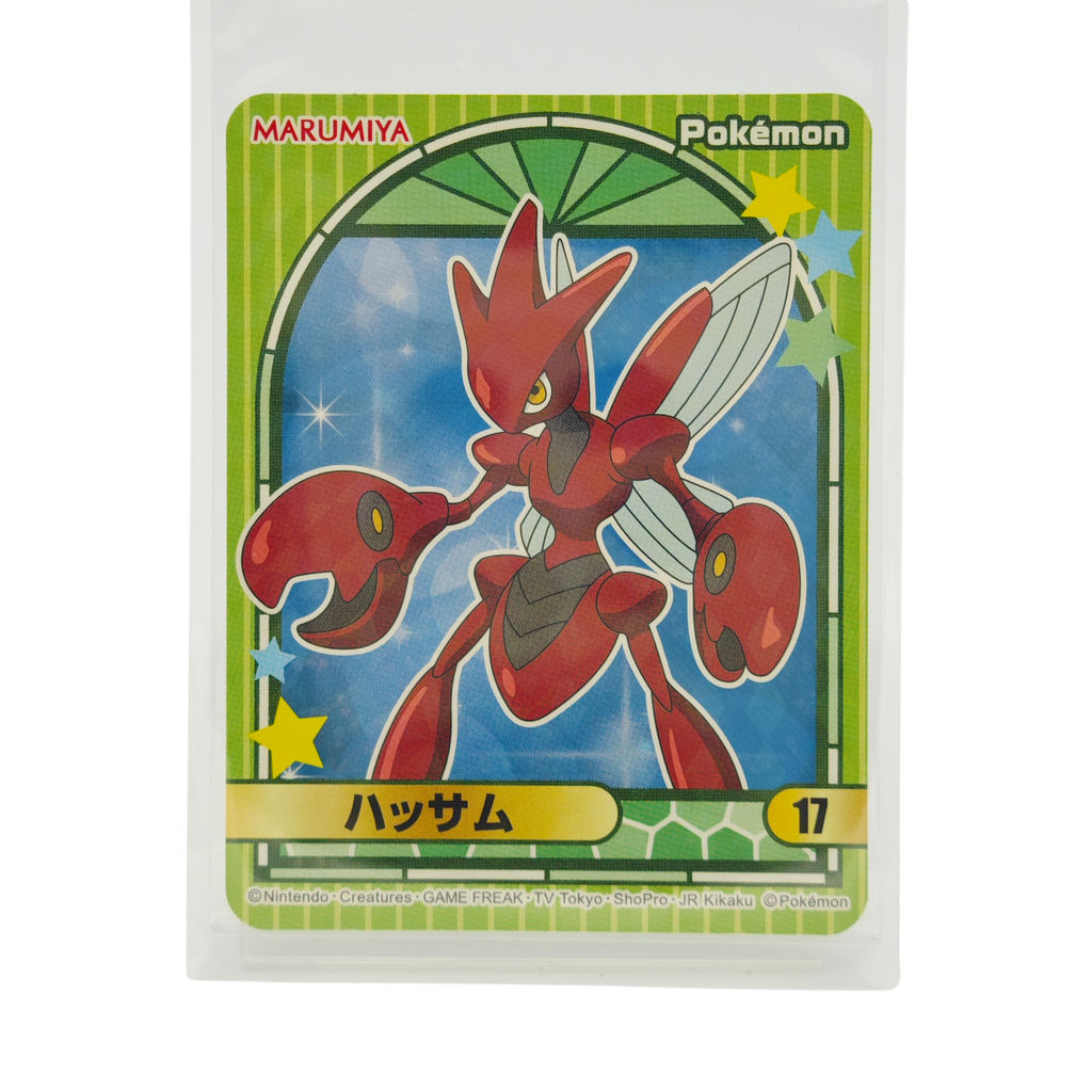 Scizor - 2023 Holographic Sticker – Marumiya Scarlet & Violet Series #17– Japan Exclusive Collectible