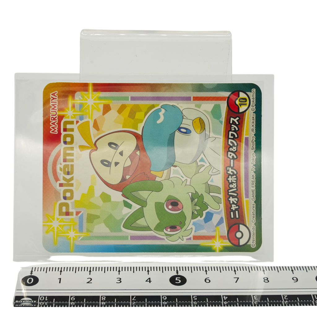 Sprigatito & Fuecoco & Quaxly - 2023 Holographic Sticker – Marumiya Scarlet & Violet Series #10 – Japan Exclusive Collectible