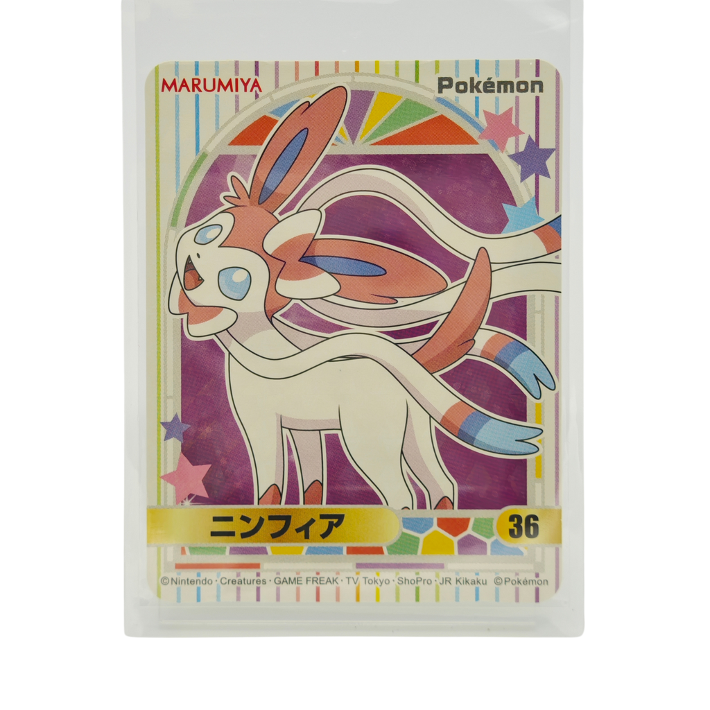 Sylveon - 2023 Holographic Sticker – Marumiya Scarlet & Violet Series #36 – Japan Exclusive Collectible
