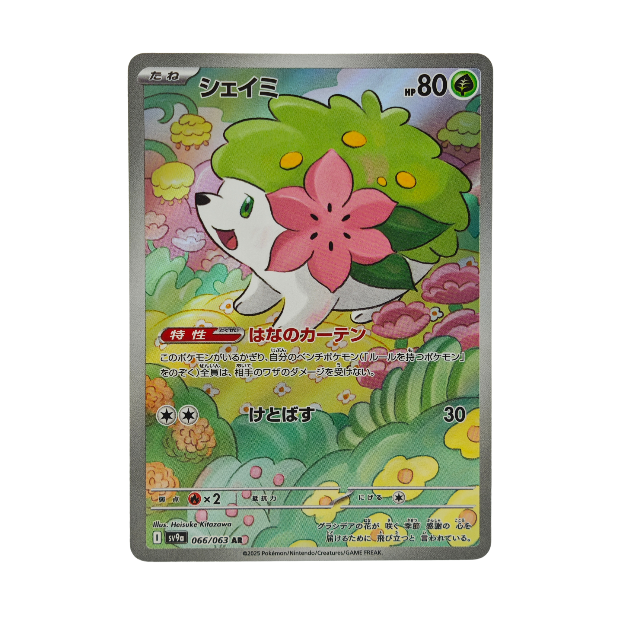 Shaymin AR 066/063 Heat Wave Arena sv9a Japanese TCG Card