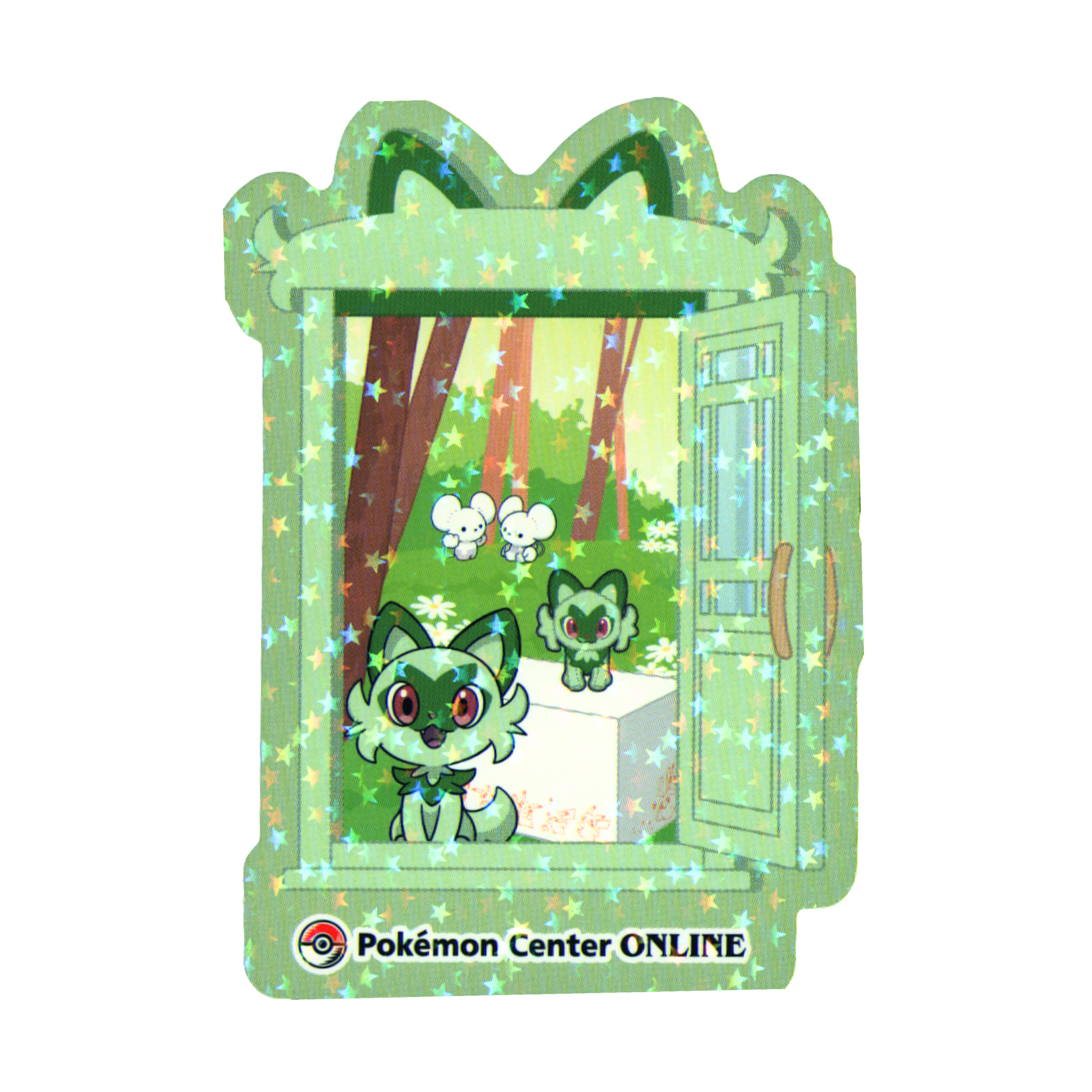 Sprigatito & Tandemaus - 2023 Collectible Sticker – Holographic – Japan Exclusive