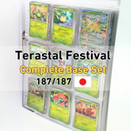 Terastal Festival SV8a – Complete Normal Card Set - 187 Japanese Cards (Normal + RR)